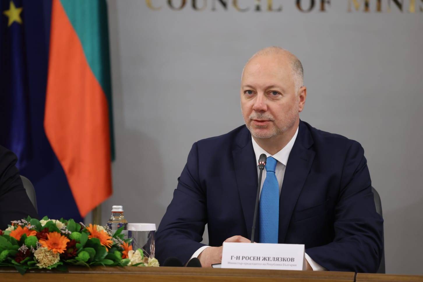 Министър-председателят Росен Желязков Министър-председателят Росен Желязков